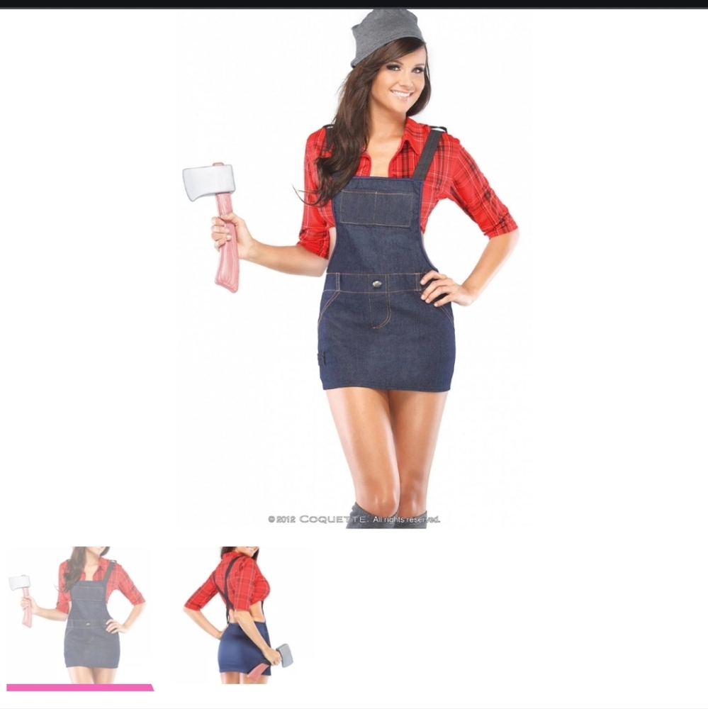 Halloween Costume - Sexy Lumberjack Size Small/Medium (S/M)